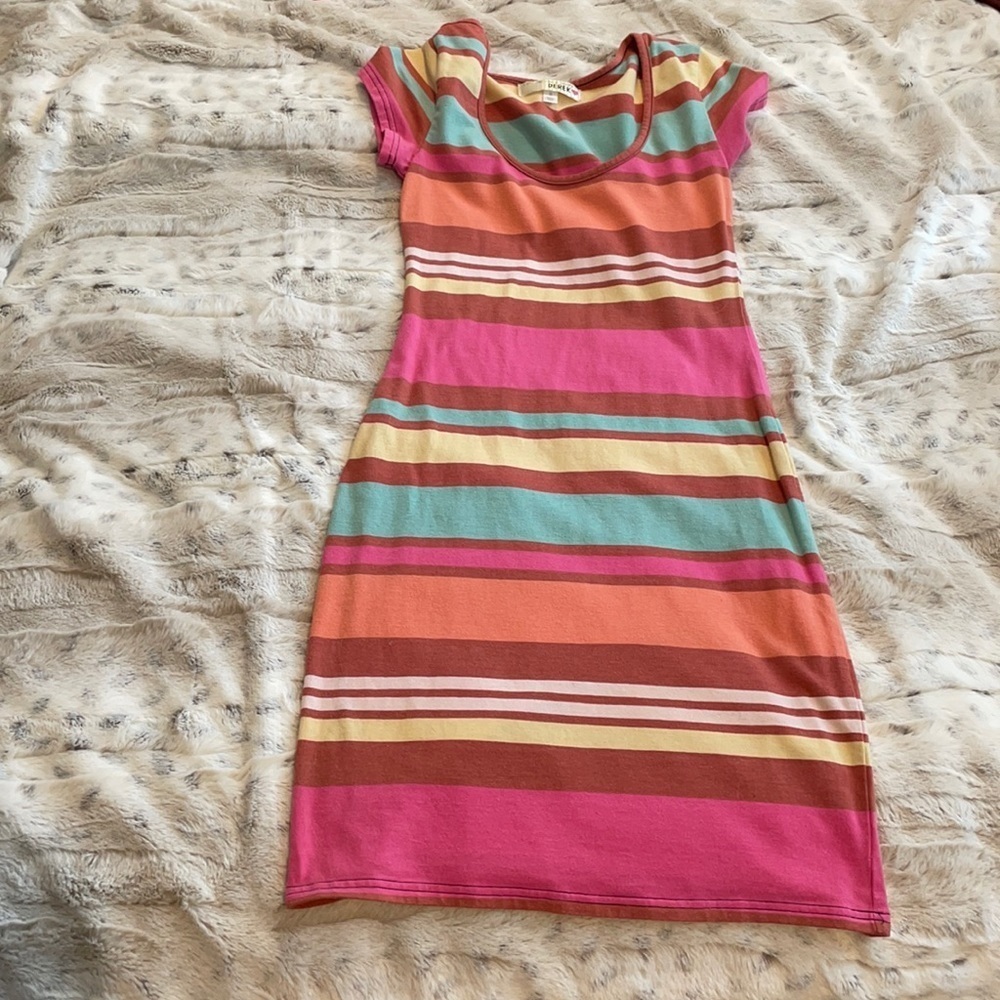 Derek Heart Bodycon Midi dress S - Picture 1 of 5